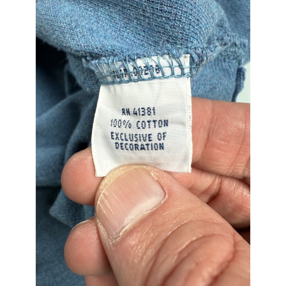 Polo Ralph Lauren Polo Shirt Mens L Short Sleeve Blue cotton Pony Preppy - Picture 4 of 10